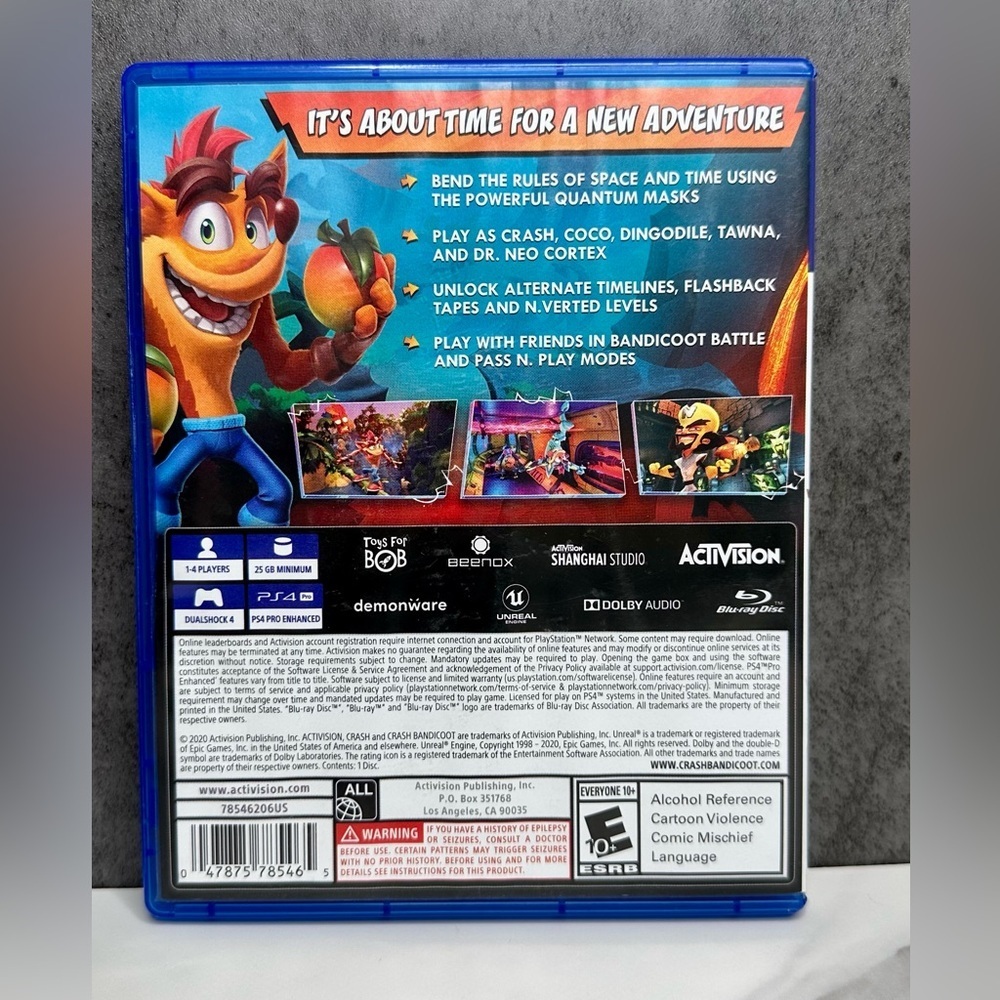 Crash Bandicoot 4: It's About Time - PlayStation 4 Game by - Picture 2 of 4